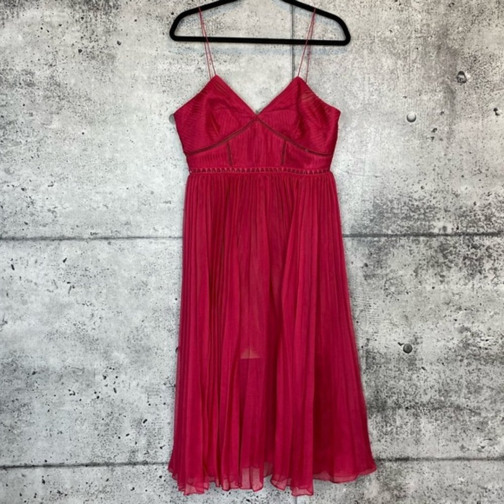 SOLD ON FB✨Self-Portrait Pleated Midi Dress - Picture 2 of 8
